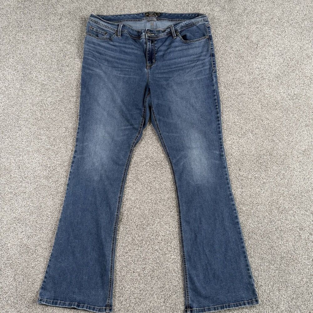 Torrid Luxe Slim Boot Cut Jeans Women Medium Wash Super Stretch Size 20XT